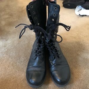 Madden Girl Combat Boots